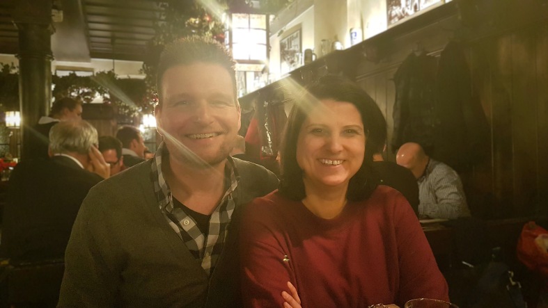 Anders and Alex in Munich in 2017