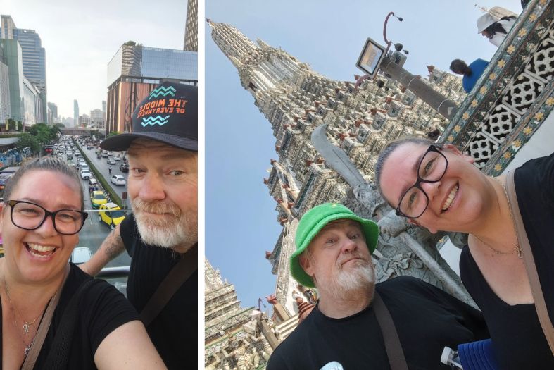 Living in Bangkok makes it easy to see the sights as a couple
