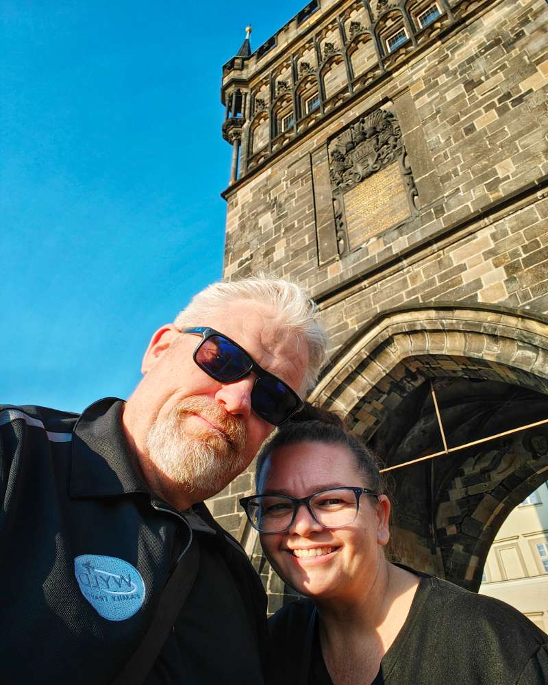 Mark and Bec — ready for the Now or Never Trip