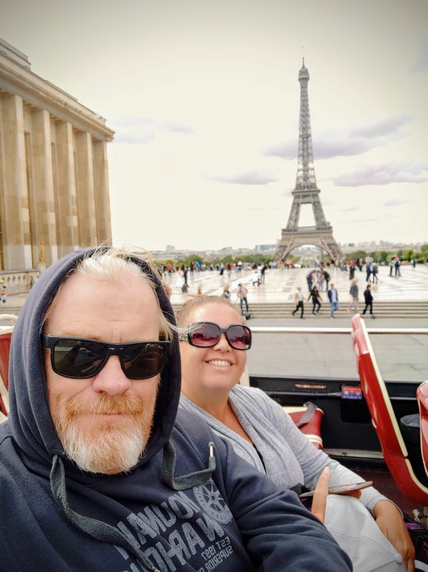 Mark and Bec in Paris — 2019 world trip
