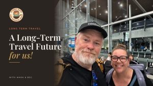 mark and bec at Kuala Lumpur airport